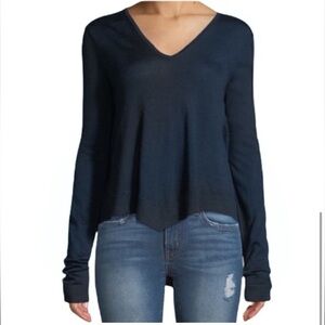 Derek Lam 10 Crosby Ventura V-Neck High-Low Tiered Top!